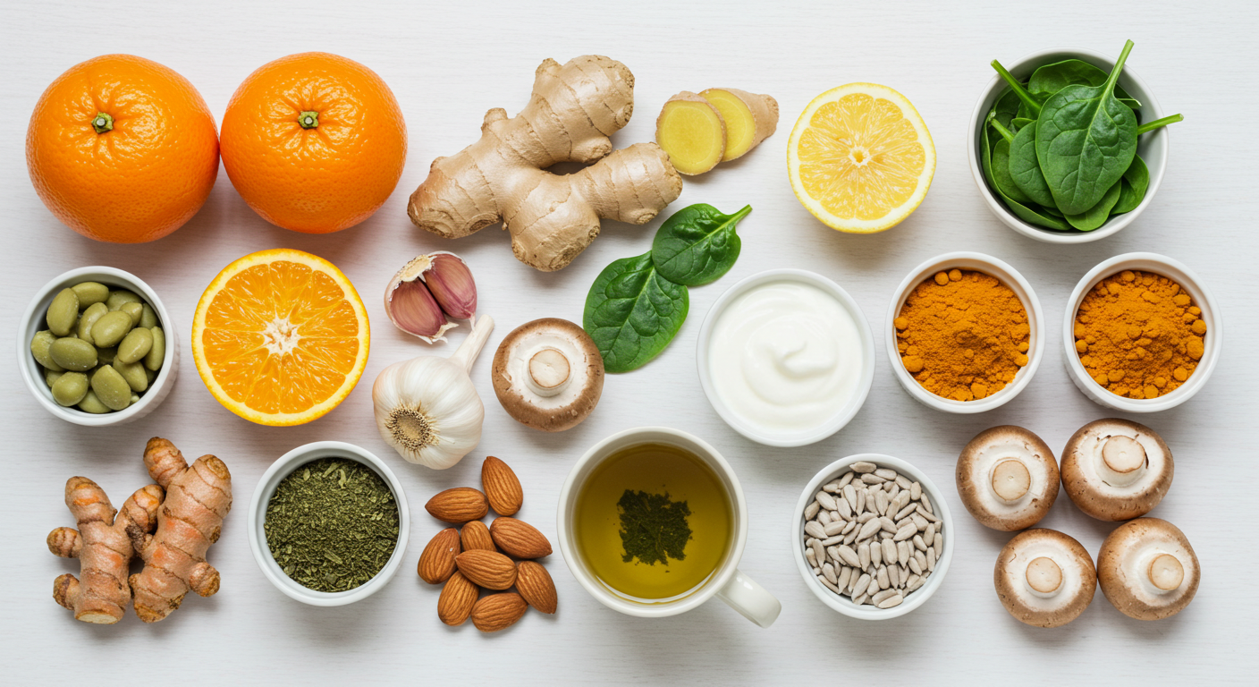 Healthy Foods for Immunity: 10 Essential Nutrients-Rich Choices
