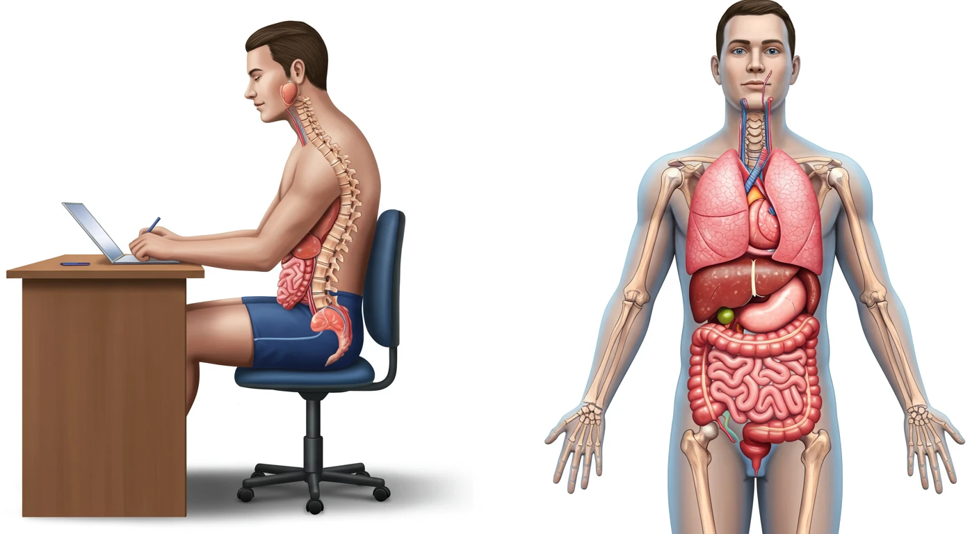 Posture and Digestion: How Poor Alignment Affects Gut Health